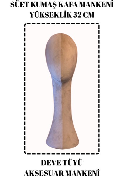 Süet Kumaş Uzun Kafa Mankeni Peruk Mankeni fırsatları