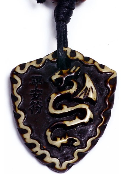 K6 Chinese Dragon Ejderha Kabartma Kolye