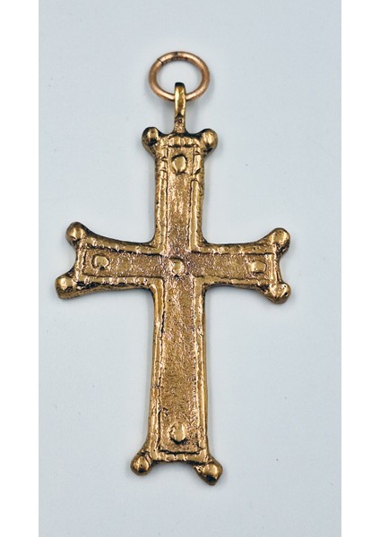 Pirinç Döküm Haç (9 Cm)