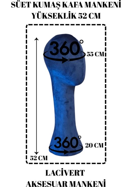 Süet Kumaş Uzun Kafa Mankeni Peruk Mankeni fiyatları