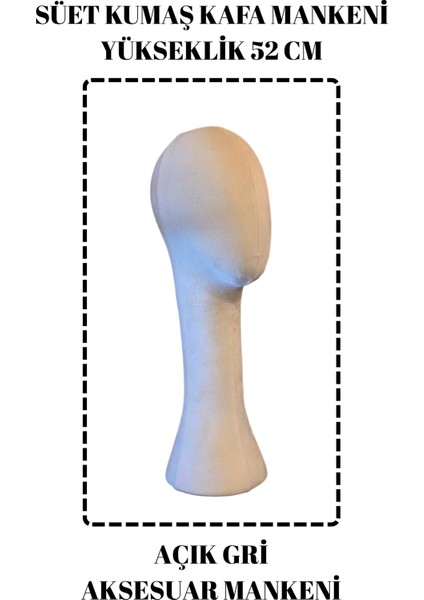 Süet Kumaş Uzun Kafa Mankeni Peruk Mankeni fırsatları