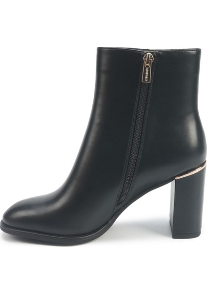 Olga 5pr Siyah Kadın Topuklu Bot modelleri