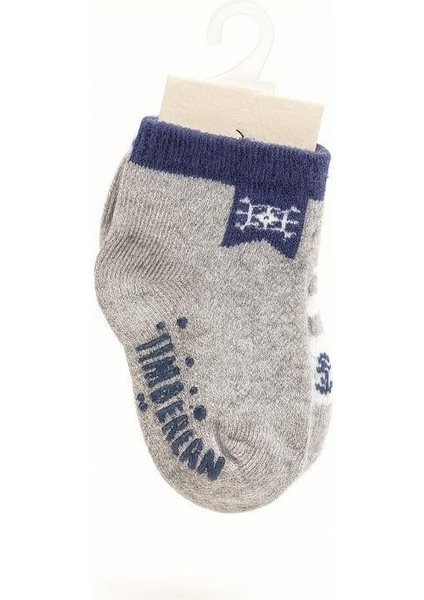 Erkek Bebek Pamuklu Desenli 2'li Çorap Seti