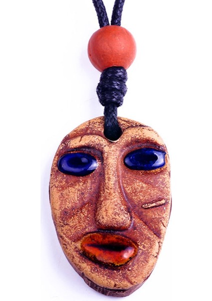 Aztek Tlazolteot Totem Natural Kolye