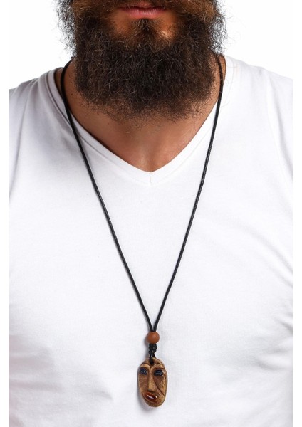 Aztek Tlazolteot Totem Natural Kolye modelleri