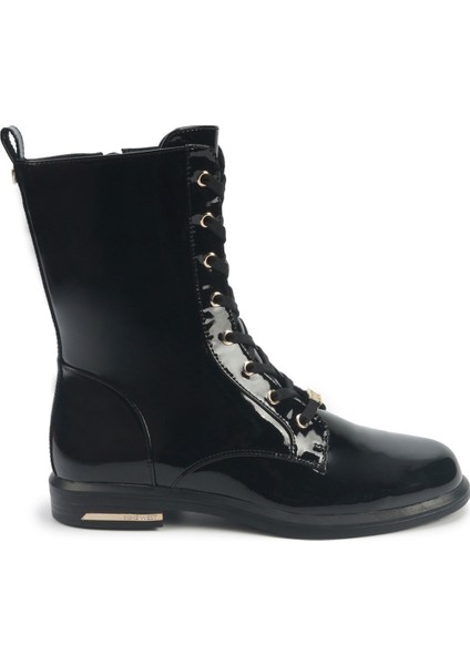 Tılmey3 5pr Siyah Kadın Düz Bot