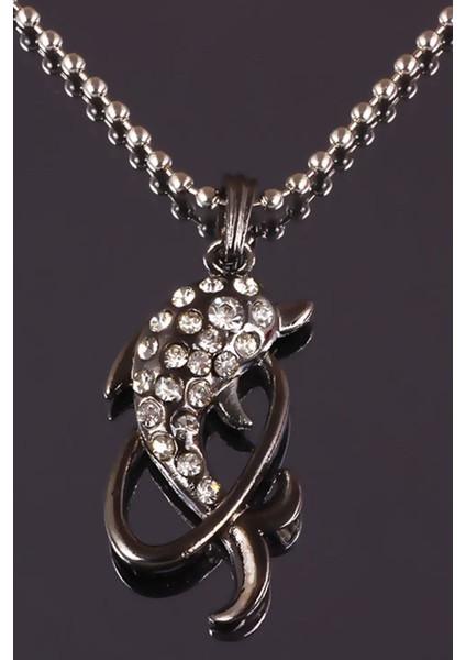 Zarif Zirkon Taşlı Yunus Kolye modelleri