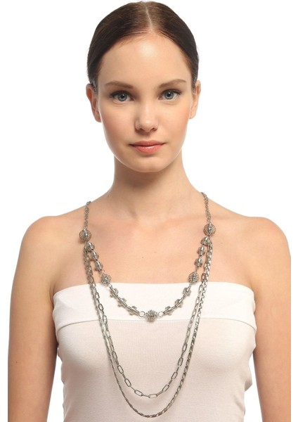 Yay Model Parlak Zincir Kolye