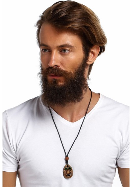 Aztek Metztli Totem Natural Kolye fiyatları