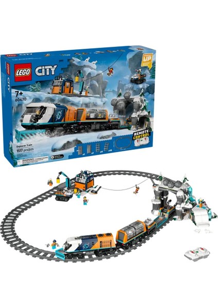60470 LEGO City Kaşif Treni 1517 Parça +7 Yaş