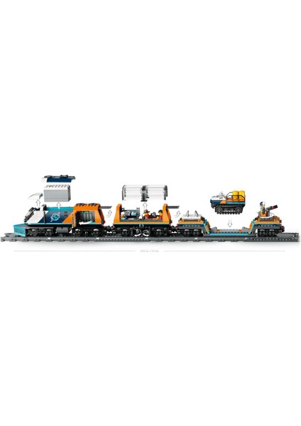 60470 LEGO City Kaşif Treni 1517 Parça +7 Yaş modelleri