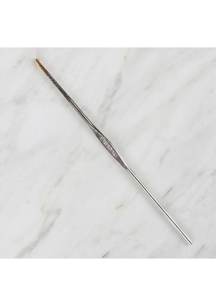 Yabalı Altın Uçlu Metal Saplı Dantel Tığ No:2 & 1.75MM -Gümüş