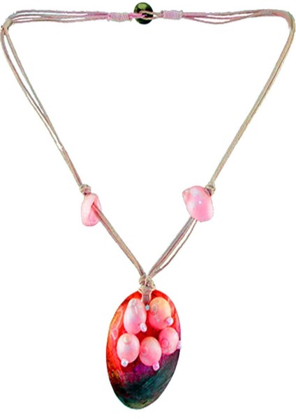 Doğal Midye ve Deniz Kabuğu Kolye