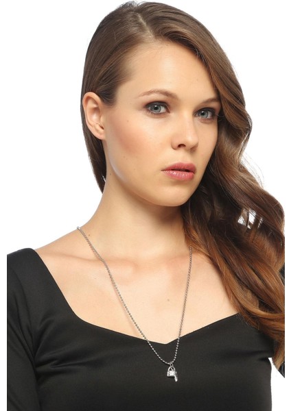 Zirkon Taşlı Zarif Kilit Kolye fiyatları