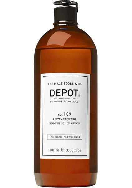 NO.109 Anti-Itching Soothing Erkeklere Özel Hassas Baş Derisi Yatıştırıcı Şampuan 1000ML