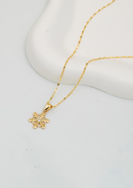 14 Ayar Altın Kartanesi Kolye fiyatları