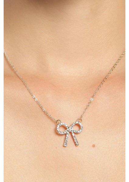 Zirkon Taşlı Sonsuzluk Fiyonk Kolye modelleri