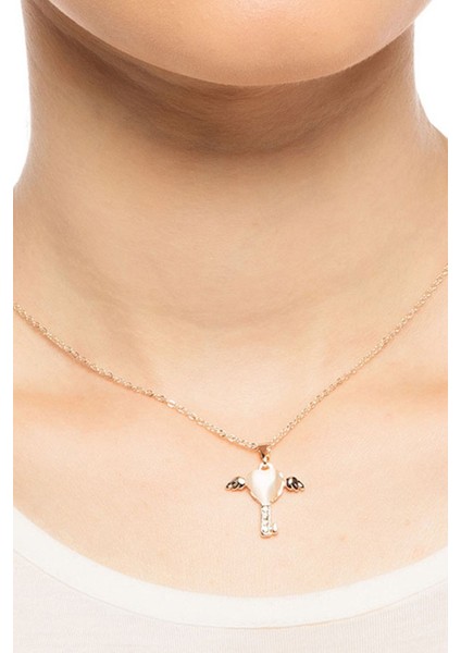 Zirkon Kalp Anahtarı Kolye fiyatları