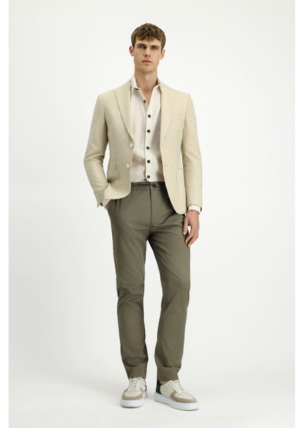 Super Slim Fit Ekstra Dar Kesim Çizgili Likralı Spor Ceket fiyatları