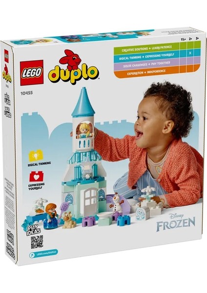 10455 LEGO Duplo Anna ve Elsa'nın Karlar Ülkesi Şato Partisi 54 Parça +2 Yaş