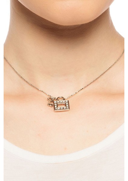 Zirkon Taşlı Kilit Figür Kolye fiyatları