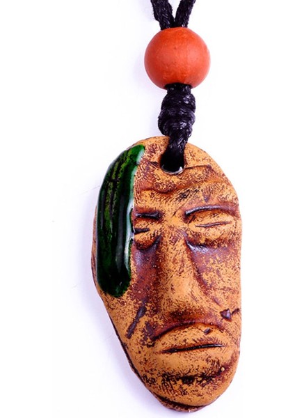 Aztek Xochipilli Totem Natural Kolye