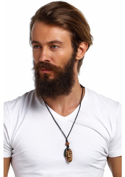 Aztek Xochipilli Totem Natural Kolye fiyatları