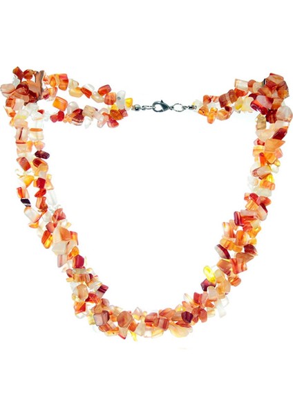 Akik Doğal Taş Kolye