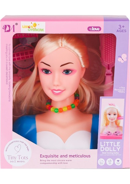 BM3319-1B Little Dolly Model Bebek Yüzü - Limon Oyuncak fiyatları