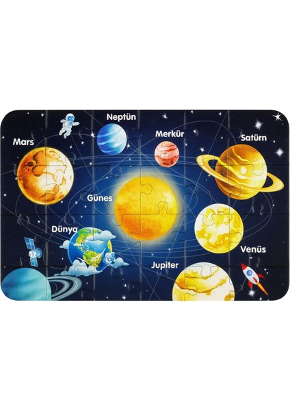 Gezegenler Puzzle – 24 Parça | 50 x 70 cm fiyatları