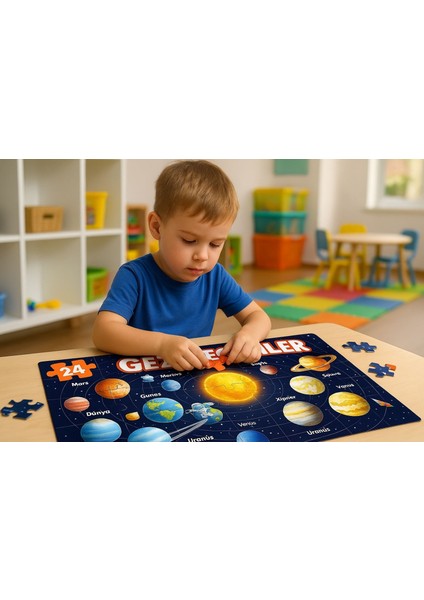 Gezegenler Puzzle – 24 Parça | 50 x 70 cm modelleri