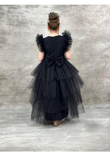 Kız Çocuk Eslem Model Kat Kat Elbise Tokalı fırsatları