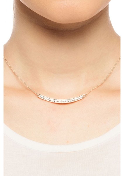 Sıralı Zirkon Taşlı Kolye Altın Renkli Kolye fiyatları