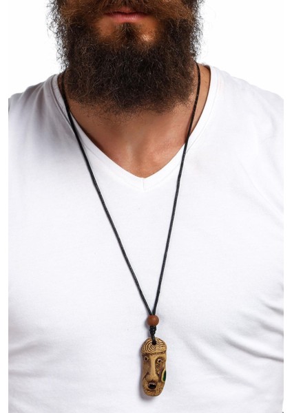 Aztek Chantico Totem Natural Kolye modelleri