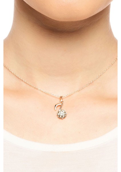 Zirkon Taşlı Nota Figür Kolye fiyatları