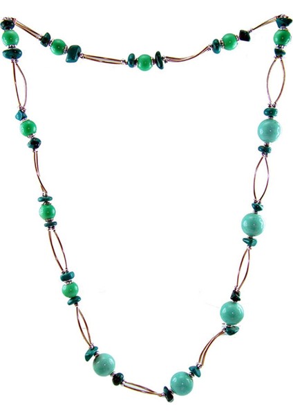 Vintage Nostalji Boncuklar Kolye