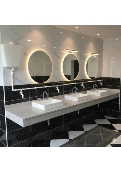 20 Lt Alttan Basmalı 6 Musluklu Merkezi Sistem Depolu Sıvı Sabunluk BEYAZ modelleri