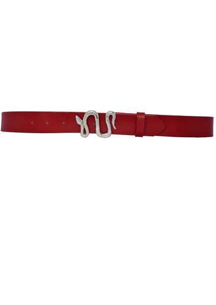 %100 Hakiki Deri, Gümüş Yılan Tokalı Tosado Kadın Kot, Spor Kemer 4 Cm=an-Byn-46 indirimleri