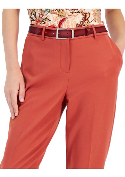 %100 Hakiki Deri, Gümüş Takım Tokalı 3 cm Kırmızı Kadın Kemeri; Elbise, Pantolon Kemeri=3cm-Kdn-48 modelleri