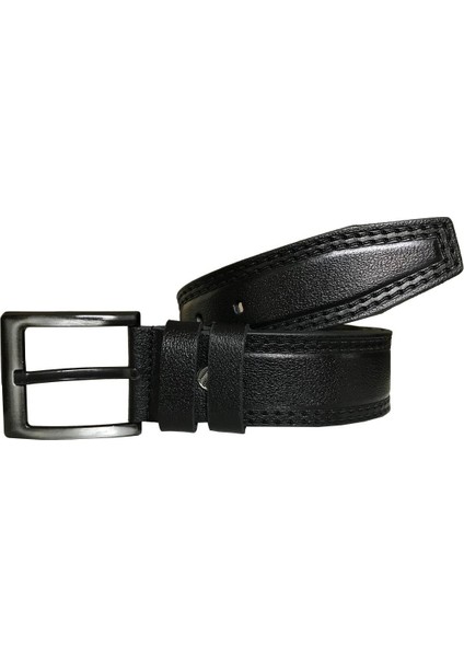 Hakiki Deri Desenli 3'lü Set Kot, Spor Kemer 4,5 cm Siyah, Lacivert, Taba=3lü-Hsn-05.07.08 fırsatları