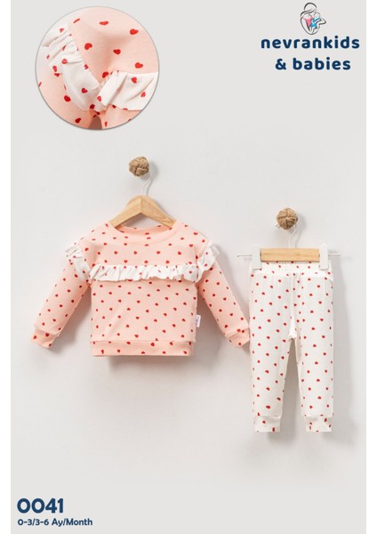 Kız Bebek Çocuk Heart Pattern Bolera Angel Takım fırsatları