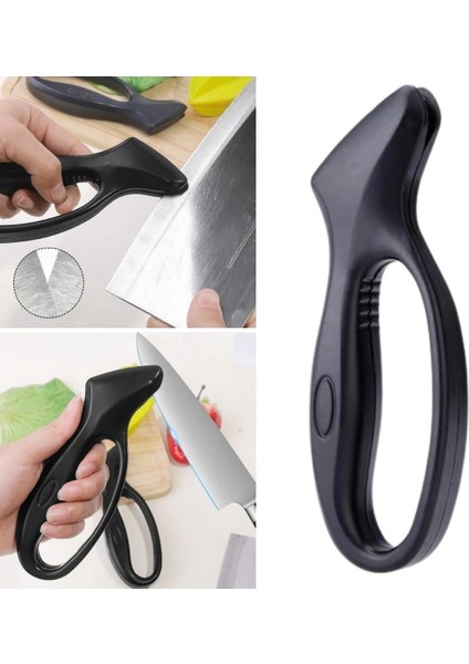 Buffer® Kolay Tutuş Saplı Paslanmaz Çelik Manuel Bıçak Bileme Aleti