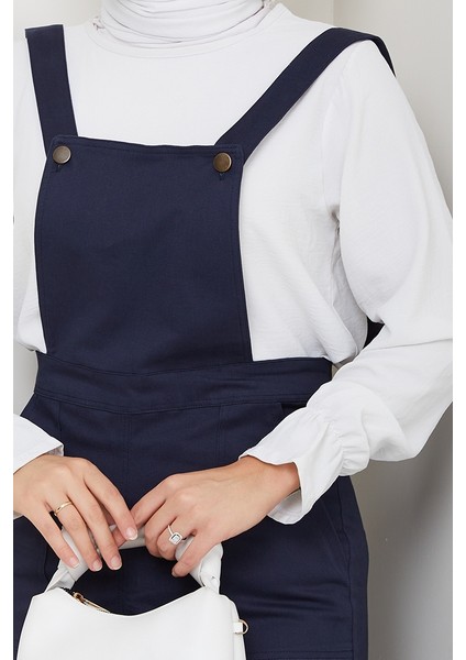 Gülru Cepli Gabardin Tulum 1587 - Lacivert indirimleri