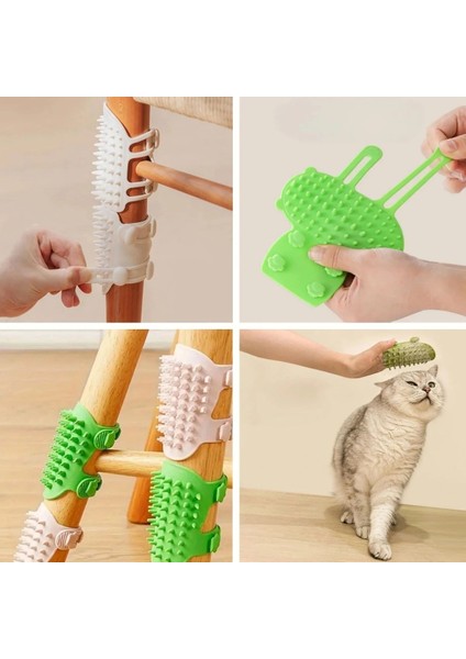 Buffer® Sandalye Ayağına Takılabilen Ayarlanabilir Silikon Kedi Kaşınma Tarağı fırsatları