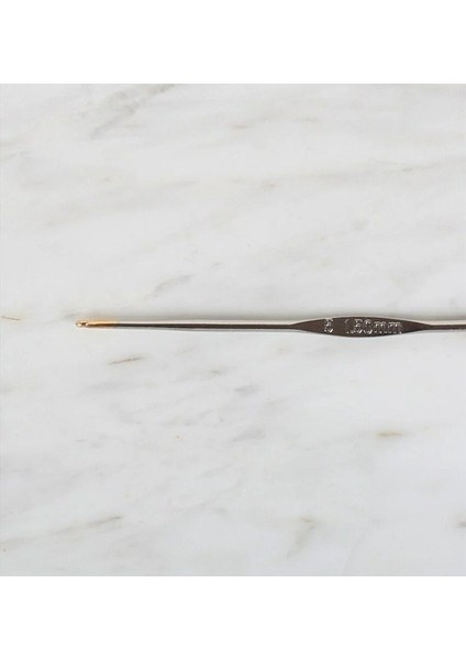 Yabalı Altın Uçlu Metal Saplı Dantel Tığ No:5 & 1.50MM -Gümüş fiyatları
