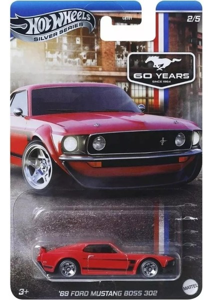 Silver Series Ford Mustang 60TH Anniversary 5’li Araba Seti – Chase Model Dahil modelleri