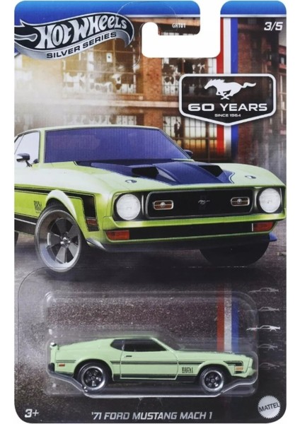 Silver Series Ford Mustang 60TH Anniversary 5’li Araba Seti – Chase Model Dahil fırsatları
