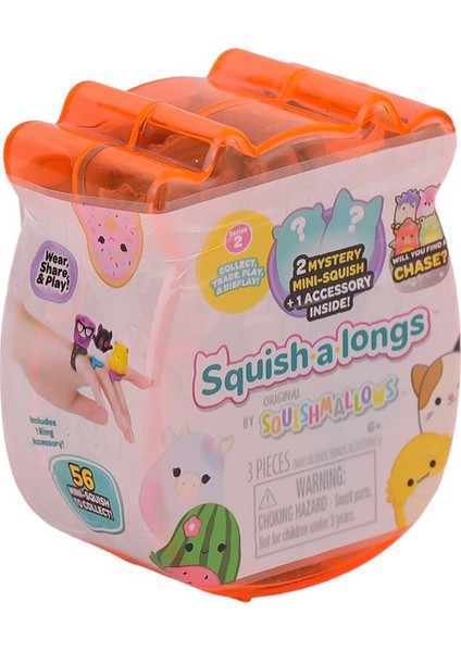 AL0001 Squish A Longs 2 Figür + Yüzük Sürpriz Paket Seri 2 modelleri