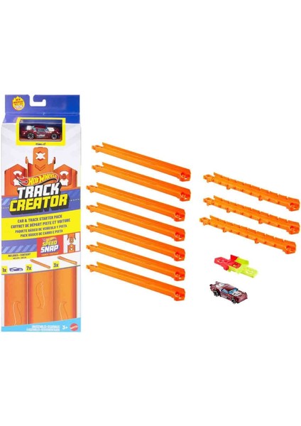 JDW43 Hot Wheels Araba ve Pist Başlangıç Paketi