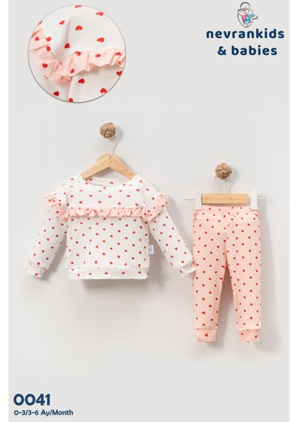 Kız Bebek Çocuk Heart Pattern Bolera Angel Takım fırsatları